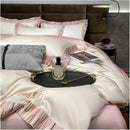 Border Line Embroidery Duvet Set - myhomestore.com.pk
