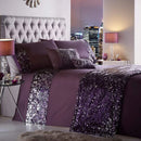 Purple Sequence Bridal Bedding Duvet Set with Filling - myhomestore.com.pk