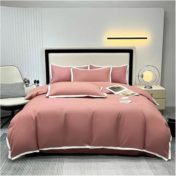 Luxury Plain Bedding Set with Pillowcases