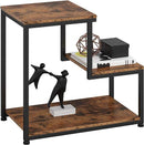 Industrial Side Tables Living Room, 3-Tier End Tables Bedroom - myhomestore.com.pk