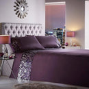 Purple Sequence Bridal Bedding Duvet Set with Filling - myhomestore.com.pk