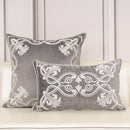 Royal Crest Embroidered Cushion Cover Style 3 - myhomestore.com.pk
