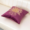 Royal Crest Embroidered Cushion Cover Style 2 - myhomestore.com.pk