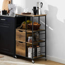 Industrial Vintage Style Kitchen Trolley Cart - myhomestore.com.pk