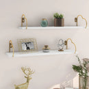 Golden Heart Floating Shelves (single) - myhomestore.com.pk