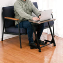 Laptop Table With Wheel & Footrest