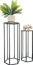 Metal Plant Stand Black - myhomestore.com.pk