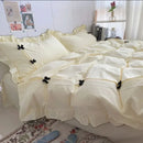 Black Bow Duvet Set - myhomestore.com.pk