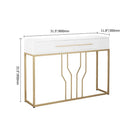 Modern Narrow Console Table with Storage Entryway Table with Drawers - myhomestore.com.pk