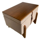 Pouf With Coffee Table In Beige - myhomestore.com.pk