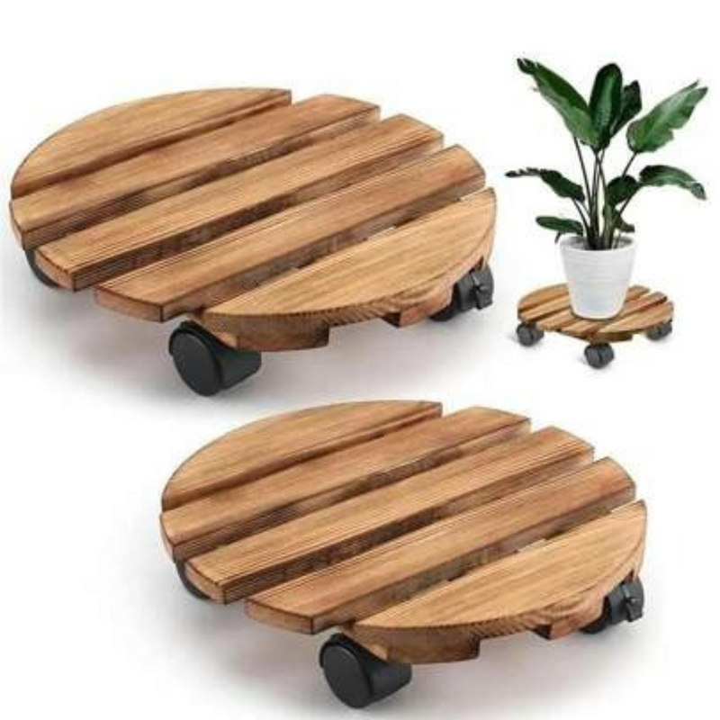 Plant Caddy With Wheels