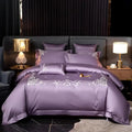 Cotton satin Embroidery duvet set