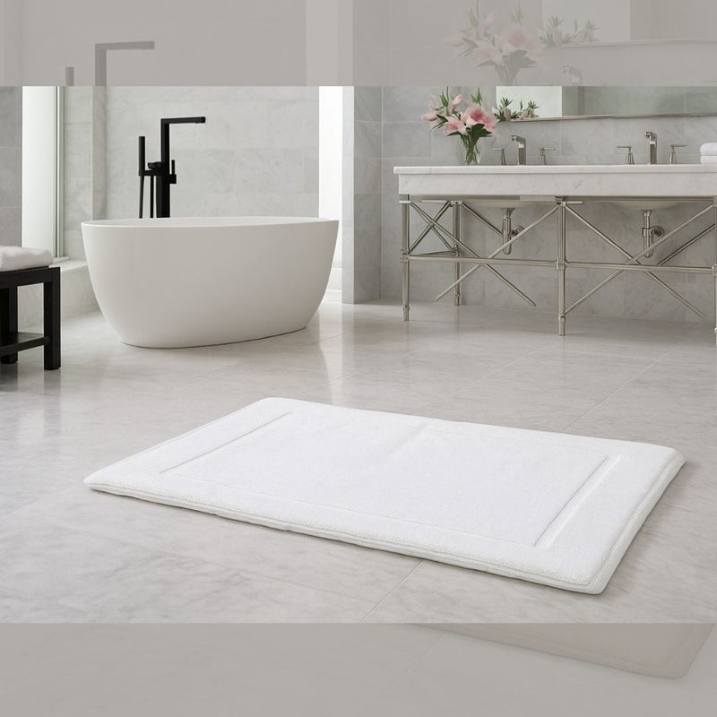 Soft Cotton Towel Bath Mat – Quick Dry & Absorbent
