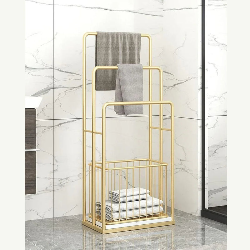 Modern Freestanding Towel Rack with Study Towel Rail