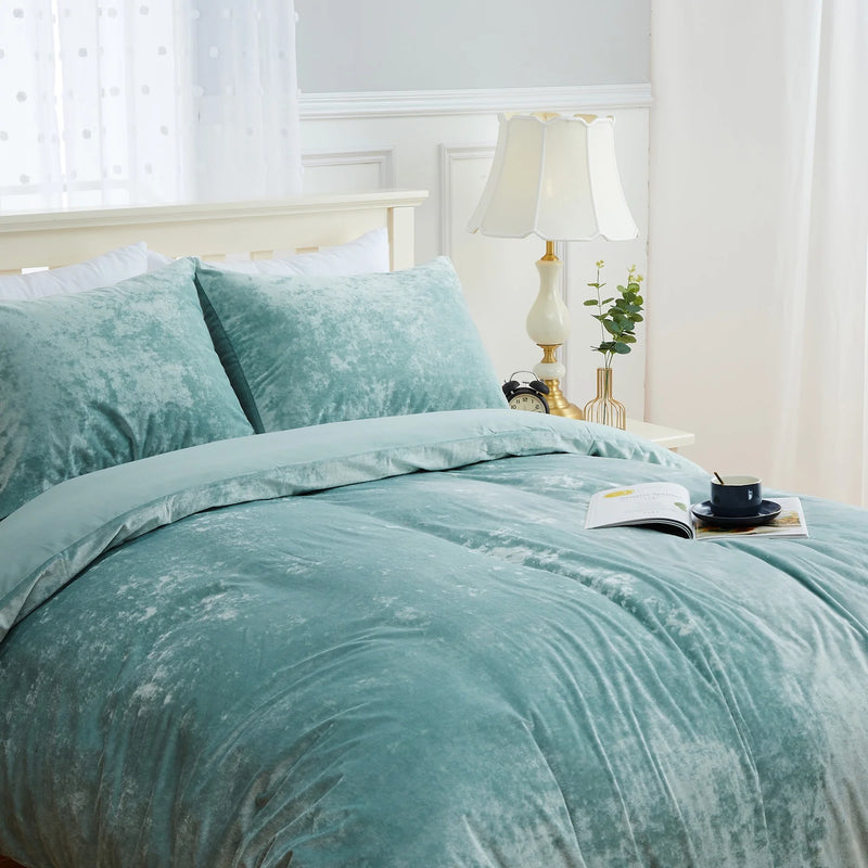 Luxury Velvet Duvet Set (Plain)