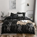 Breathable Marbled Pattern Digital Printed Duvet Set