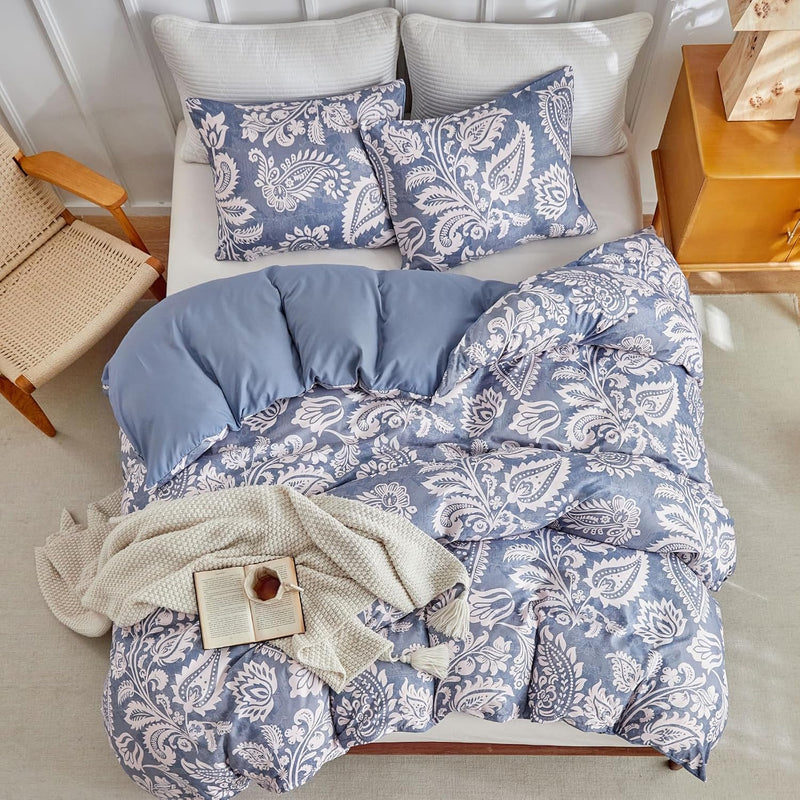 Paisley Pattern Printed Bedding Duvet Set
