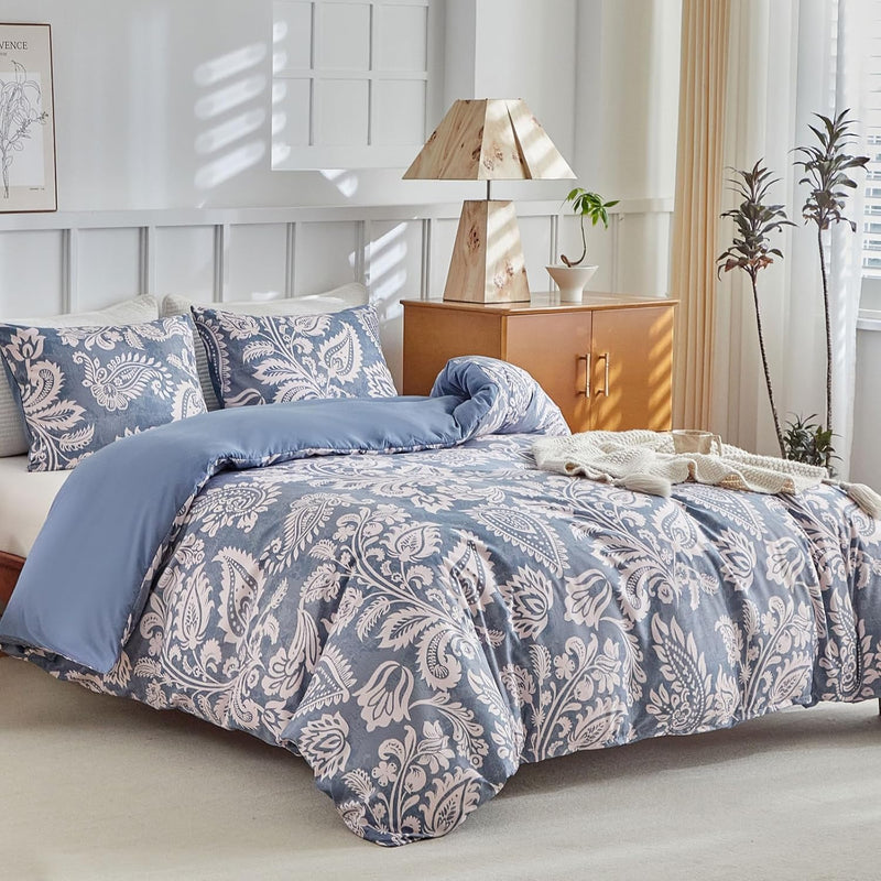 Paisley Pattern Printed Bedding Duvet Set