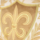 Royal Crest Embroidered Cushion Cover Style 1 - myhomestore.com.pk