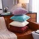 Pleated Cushion Cover With Golden Ribbon - myhomestore.com.pk