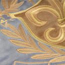 Royal Crest Embroidered Cushion Cover Style 1 - myhomestore.com.pk