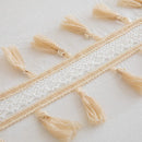 White Tassel Decor Duvet Set - myhomestore.com.pk