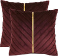 Pleated Cushion Cover With Golden RIbbon