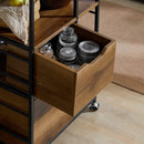 Industrial Vintage Style Kitchen Trolley Cart - myhomestore.com.pk