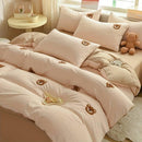Teddy Bear Embroidered Duvet Set - myhomestore.com.pk