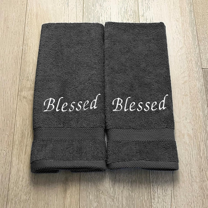 Blessed (Set of 2 Bath Towels) for Bathroom