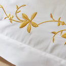 Cotton satin Bamboo Embroidery Duvet Set - myhomestore.com.pk