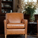 Modern Upholstered Armchair Nailhead Trim Accent Chair - myhomestore.com.pk