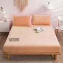 Winter Warm Velvet Fitted Sheet - myhomestore.com.pk