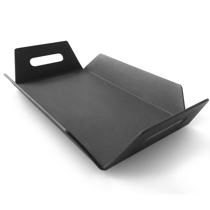 Maze Metal Table Tray - Charcoal Serving Tray