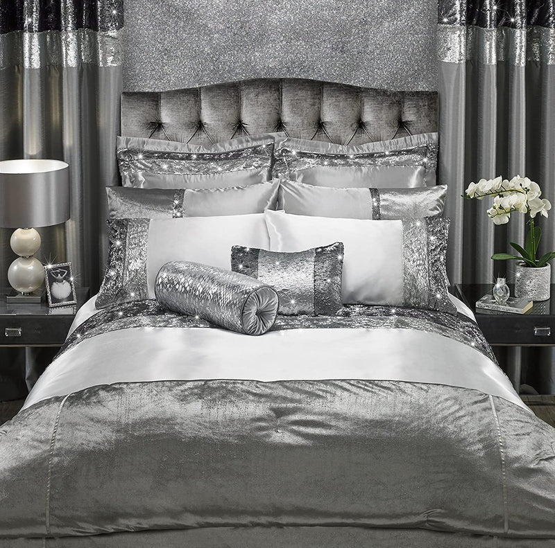 Silver Bridal Bedding Duvet Set