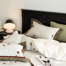 Rose Flower Digital Print Duvet Set– Luxury Bedding