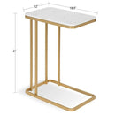 C Shape Golden End Table - myhomestore.com.pk