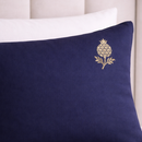 Pineapple Motive Embroidered Bedding Set