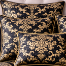Black And Gold Damask Bedding Set