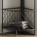 Corner clothing rack with storage basket - myhomestore.com.pk