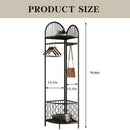 Corner clothing rack with storage basket - myhomestore.com.pk