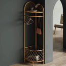 Corner clothing rack with storage basket - myhomestore.com.pk