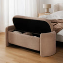 Upholstered teddy bench with storage space - myhomestore.com.pk