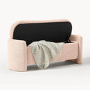 Upholstered teddy bench with storage space - myhomestore.com.pk