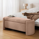 Upholstered teddy bench with storage space - myhomestore.com.pk