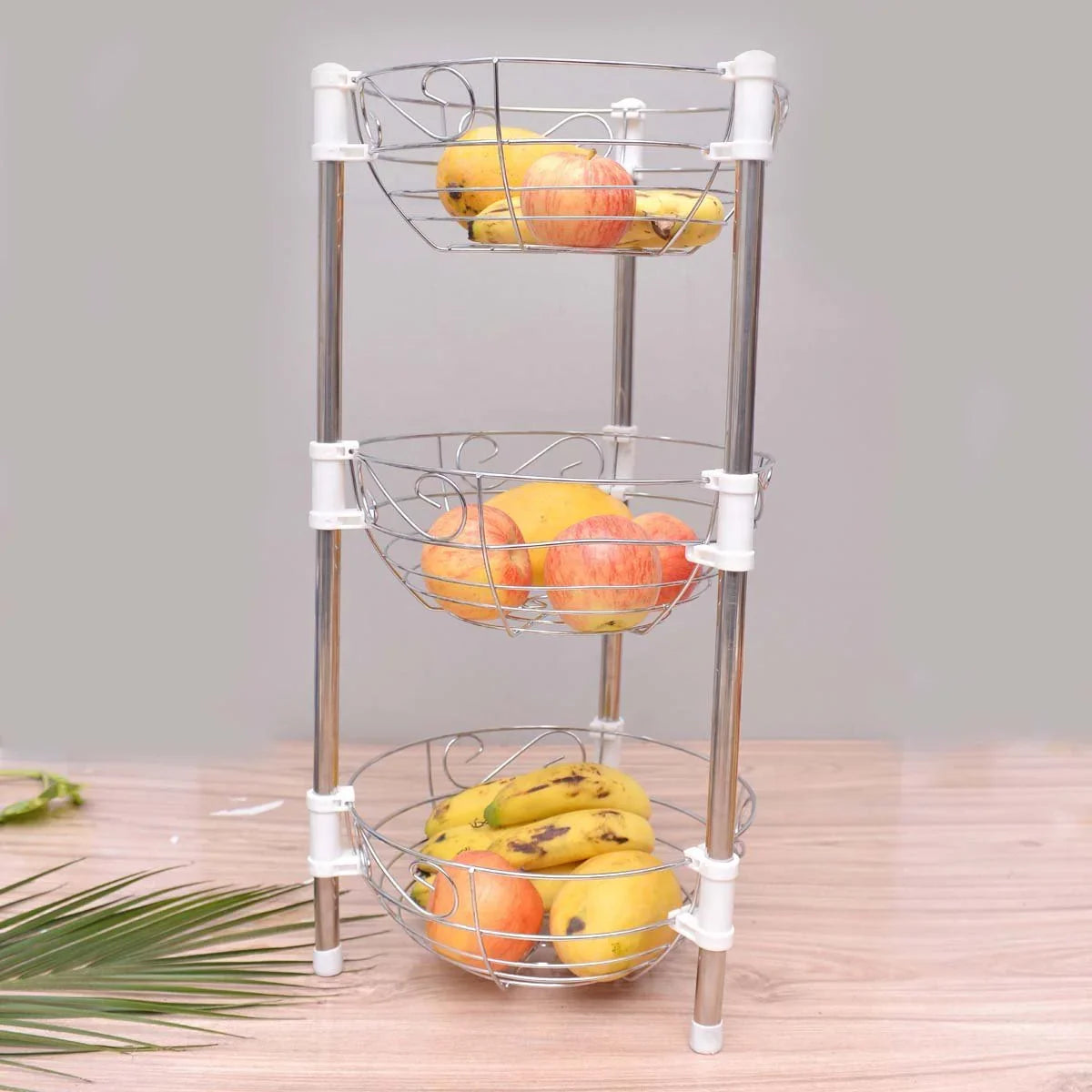 Detachable Multi-level Round Storage Rack