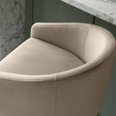 Dakota Champagne Velvet & Metal Barstool - myhomestore.com.pk