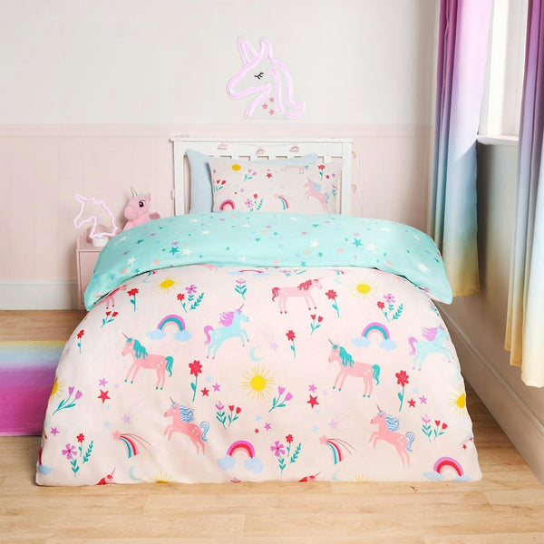 Kids Cartoon Bed-sheet Unicorn