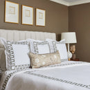 Greek Key Embroidery Duvet Set - myhomestore.com.pk