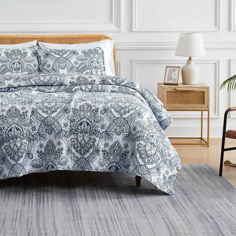 Fine Linens Enchantment Printed Bedding Duvet Set